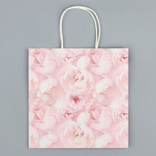 Пакет подарочный «Цветы», 22 х 22 х 11 см 6