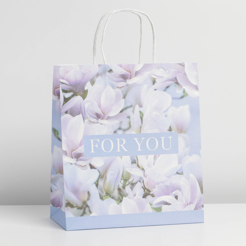Пакет крафтовый For you, 22 x 25 x 12 см