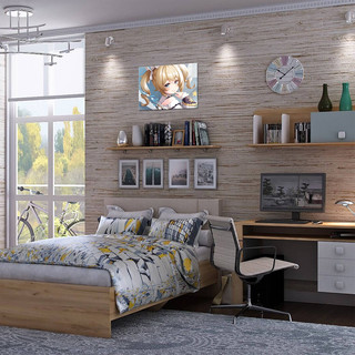 Картина по номерам 'Геншин Барбара' (Genshin) 18 цветов, 40х30 см, Molly 5