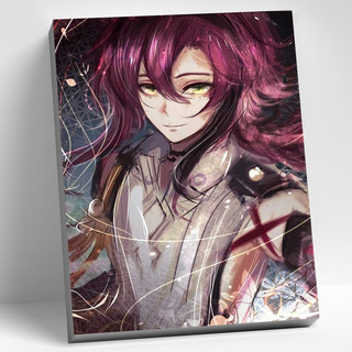 Картина по номерам 'Геншин Хэйдзо' (Genshin) 22 цвета, 30х40 см, Molly 1