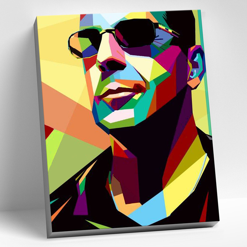 Картина по номерам Брюс Уиллис, 40х50 см, Molly HR0357