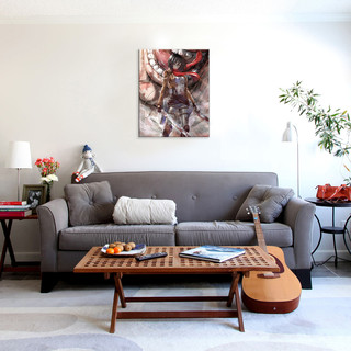 Картина по номерам Атака титанов Микаса, 40х50 см, Molly HR0420 6