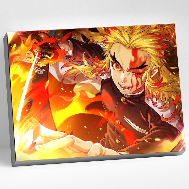 Картина по номерам Клинок рассекающий демонов, 50х40 см, Molly HR0427