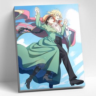 Картина по номерам Ходячий замок хаула, 40х50 см, Molly HR0436