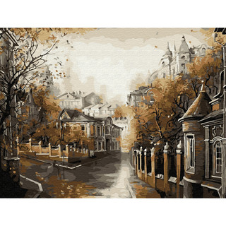 Картина по номерам 'Московская осень' холст на подрамнике, 30х40 см, Molly