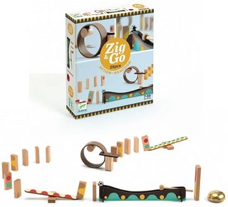 Деревянный конструктор Djeco Zig&Go, 25 деталей
