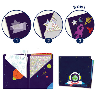 Набор для создания коллажа Djeco «Космос» 3