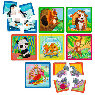 Кто где живёт? IQ Пазл деревянный, 3+ 2