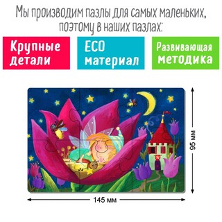 IQ Пазл деревянный. Маленькая фея, 4+ 4