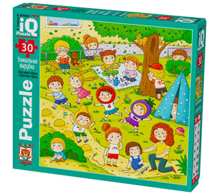 Весёлые малыши. IQ Пазл для малышей 30 элементов, 3+