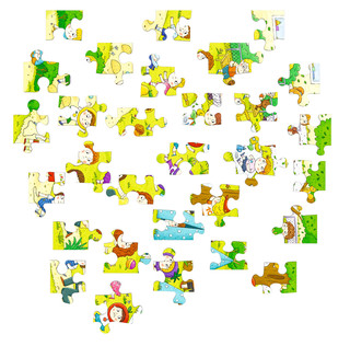 Весёлые малыши. IQ Пазл для малышей 30 элементов, 3+ 4