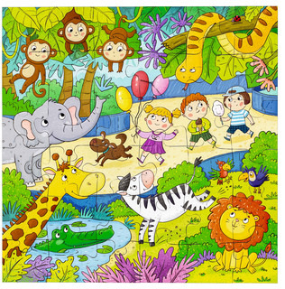 Вот так зоопарк. IQ Пазл для малышей, 36 элементов 2