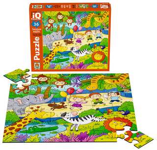Вот так зоопарк. IQ Пазл для малышей, 36 элементов 3