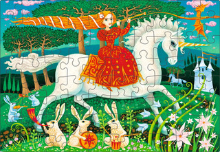 Сказочная принцесса. IQ Пазл с отличиями, 80 элементов 3