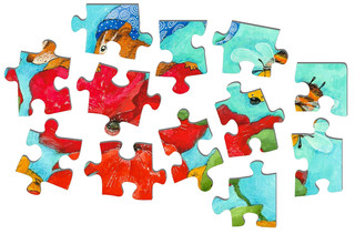 История любви. IQ Пазл с отличиями, 96 элементов, 6+ 4