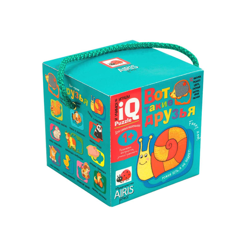 IQ-пазлы. Вот такие друзья: 12 фигурок