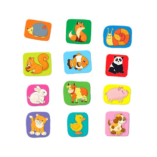 IQ-пазлы. Вот такие друзья: 12 фигурок 3