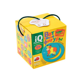 Вот такие фигуры. IQ-пазлы вкладыши, 16 фигур