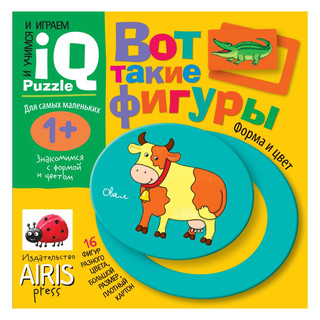 Вот такие фигуры. IQ-пазлы вкладыши, 16 фигур 4