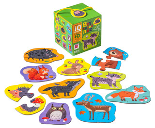 Вот такой лес. IQ пазл для самых маленьких, 2+ 3