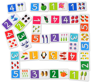 Вот такой счёт. Домино для самых маленьких. IQ игры, 3+ 2