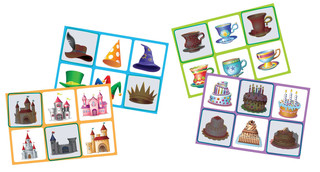 В замке волшебника. Подбираем силуэты. Пластиковое лото для малышей, 3+ 2