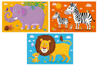 Волшебная Африка. Умные кубики  в поддончике, 6 штук 2