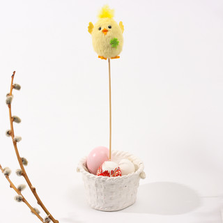 Пасхальный декор на палочке 'Цыпленок' 5.5х7.5х33 см