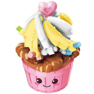 Конструктор Qman серия Build&Fun Cладости: Капкейк 31 деталь