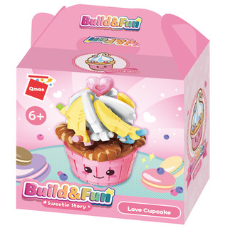 Конструктор Qman серия Build&Fun Cладости: Капкейк 31 деталь 2