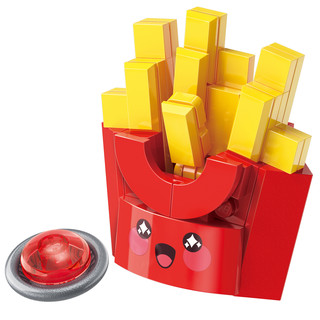 Конструктор Qman серия Build&Fun Ресторан быстрого питания: Картошка-фри в пакетике 45 деталей 1