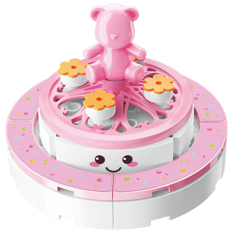 Конструктор Qman серия Build&Fun Cладости: Торт 37 деталей