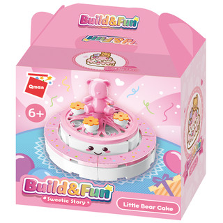 Конструктор Qman серия Build&Fun Cладости: Торт 37 деталей 2