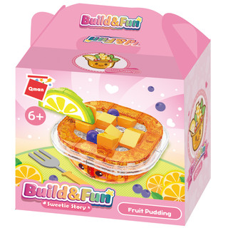 Конструктор Qman серия Build&Fun Cладости: Фруктовый пудинг 38 деталей 2