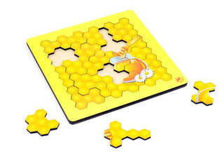 Головоломка 'Пчелиные соты цветные' Мастер Игрушек IG0183 2