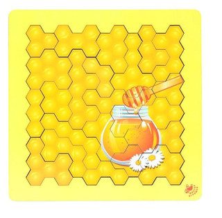 Головоломка 'Пчелиные соты цветные' Мастер Игрушек IG0183 3