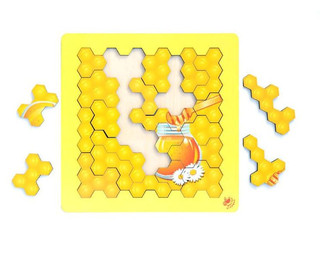 Головоломка 'Пчелиные соты цветные' Мастер Игрушек IG0183 4
