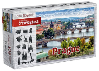 Пазл деревянный Citypuzzles Прага, 103 детали