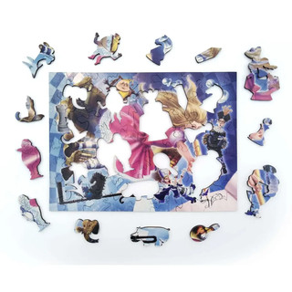 Фигурный пазл 'Алиса в Зазеркалье' 3