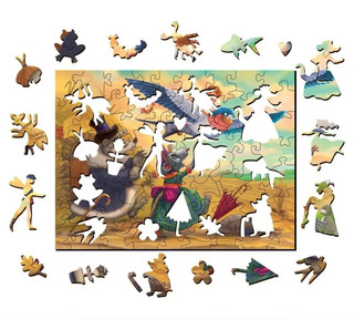 Фигурный пазл 'Дюймовочка' 2