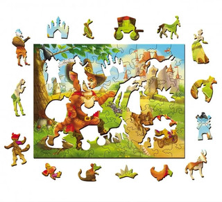 Фигурный пазл 'Кот в сапогах' 2