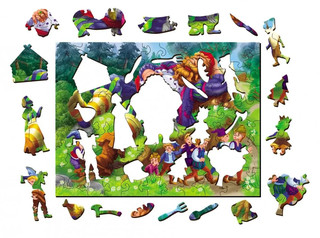 Фигурный пазл 'Мальчик с пальчик' 3