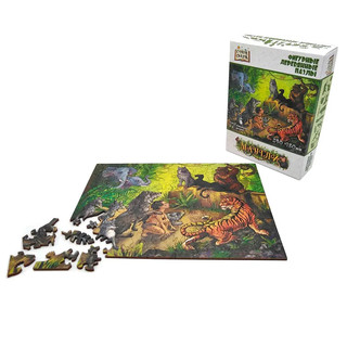 Фигурный пазл 'Маугли' 2