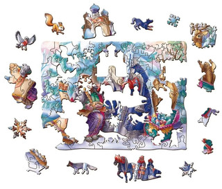 Фигурный пазл 'Морозко' 2