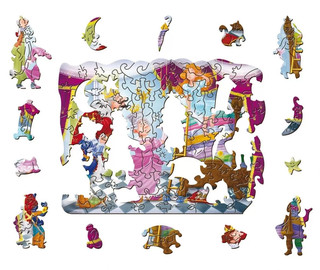 Фигурный пазл 'Принцесса на горошине' 2