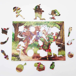 Фигурный пазл 'Робин Гуд' 3