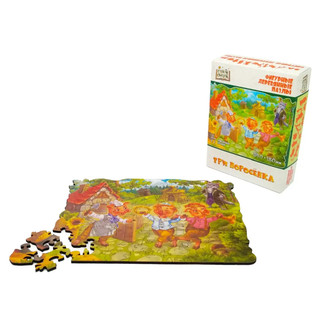 Фигурный пазл 'Три поросенка' 2