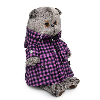 Басик в клетчатом плаще, 25 см, артикул Ks25-261 3