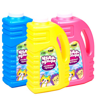 Раствор для мыльных пузырей, 1000 мл, ассорти 4