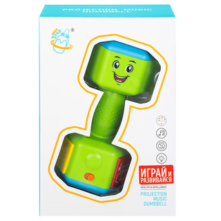Игрушка музыкальная 'Гантель-проектор' 3